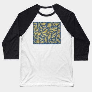 Birds with Twigs and Fruits Baseball T-Shirt